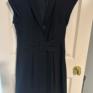 Nanette Lepore Elegant Black Midi Dress